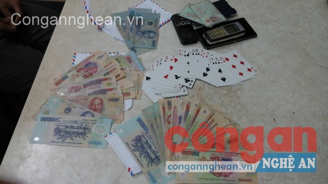 Tang vật thu được