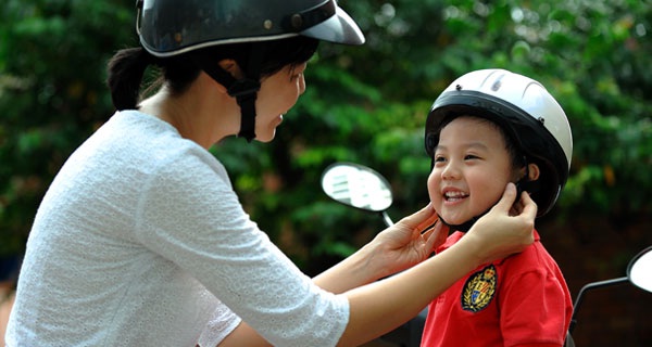 Trẻ em không đội MBH: Sẽ bị phạt hành chính