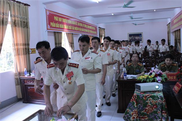Đảng bộ Công an huyện Tương Dương đại hội khóa VIII, nhiệm kỳ 2015-2020