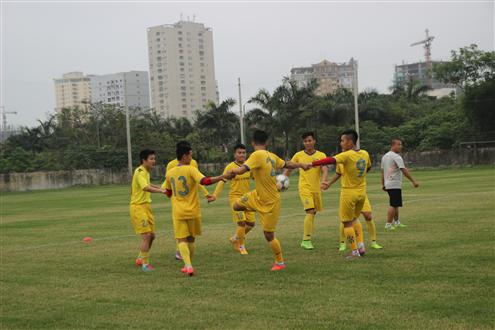 SLNA đang tích cực luyện tập