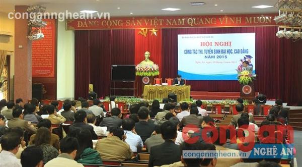 Hội nghị công tác thi, tuyển sinh ĐH, CĐ năm 2015