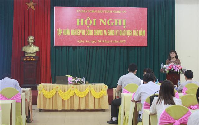 Tập huấn kiến thức pháp luật về nghiệp vụ công chứng