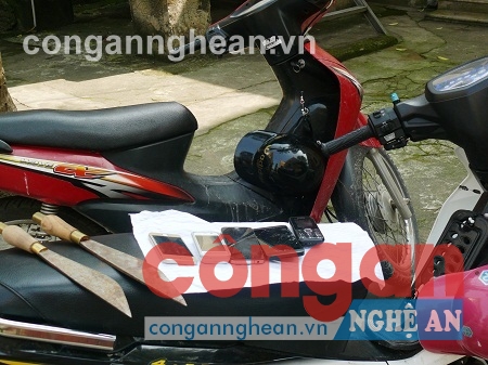 Tang vật thu được
