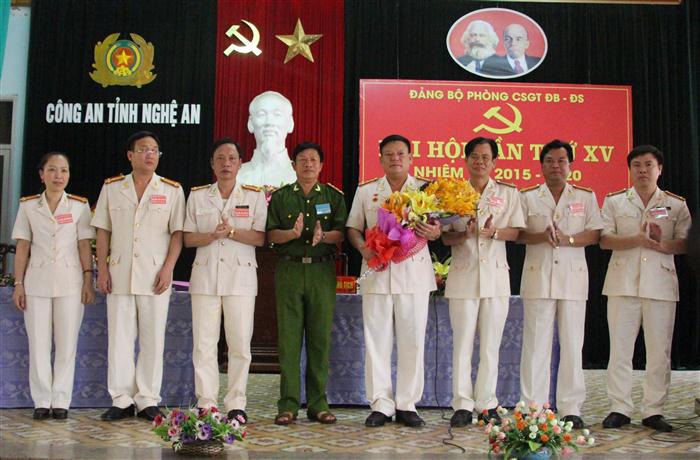 Đại hội Đảng bộ Phòng CSGT ĐB - ĐS lần thứ XV