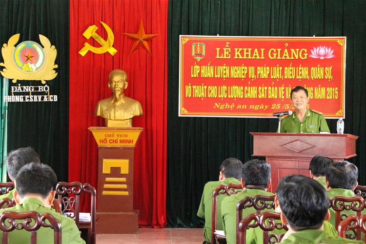 Khai giảng lớp tập huấn nghiệp vụ, pháp luật đợt năm 2015