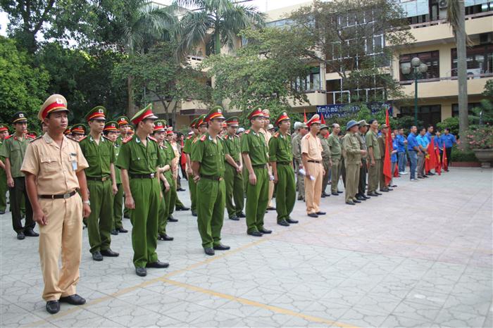 Tại lễ ra quân