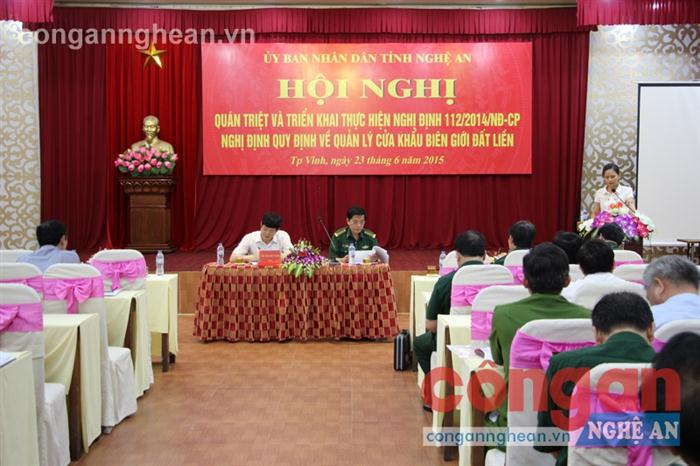 Quán triệt và triển khai thực hiện Nghị định 112/2014/NĐ-CP