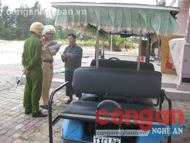 Tăng cường xử lý nghiêm xe ôtô điện hoạt động trái phép