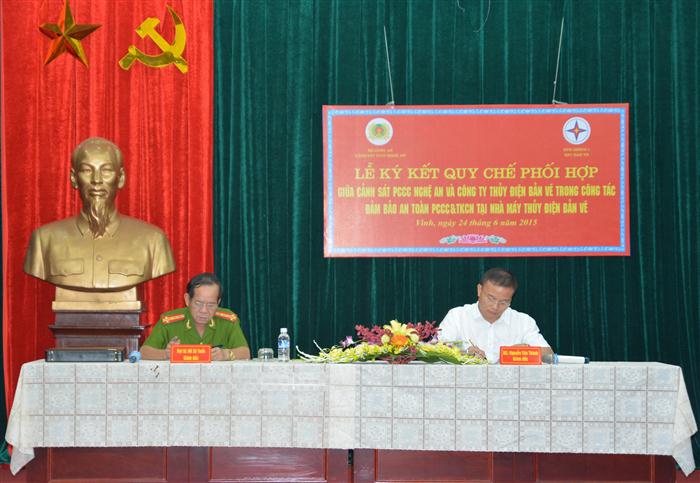 Hai đơn vị ký kết quy chế phối hợp