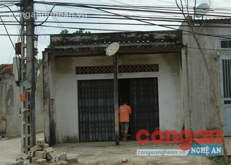 Ngôi nhà của bố con anh Nam ở xã Quỳnh Minh