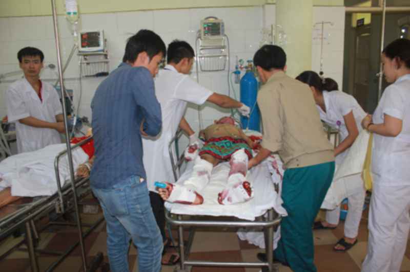 Nhiều người bị thương nặng vì vụ nổ