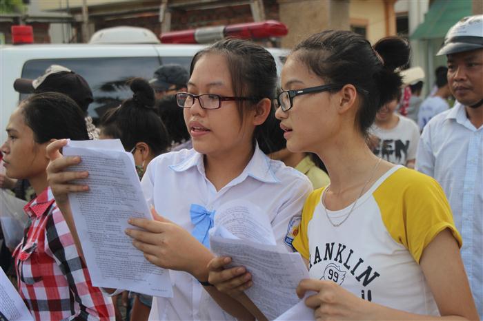 Đáp án các môn thi chinh thức trong kỳ thi THPT quốc gia năm 2015