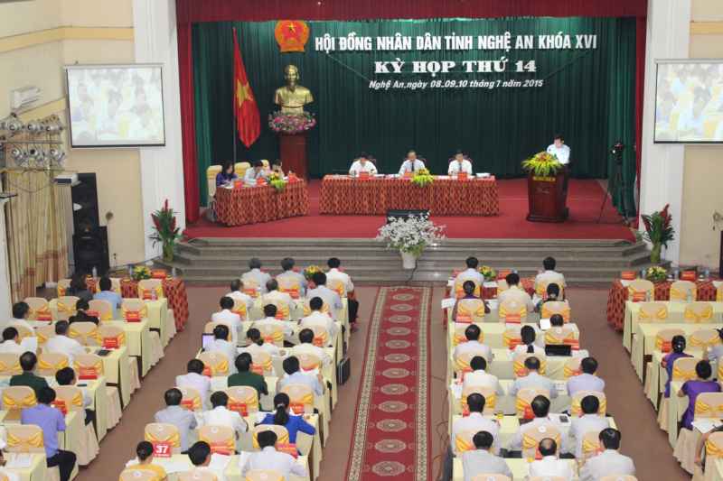 Nghệ An: Khai mạc kỳ họp thứ 14, HĐND tỉnh khóa XVI