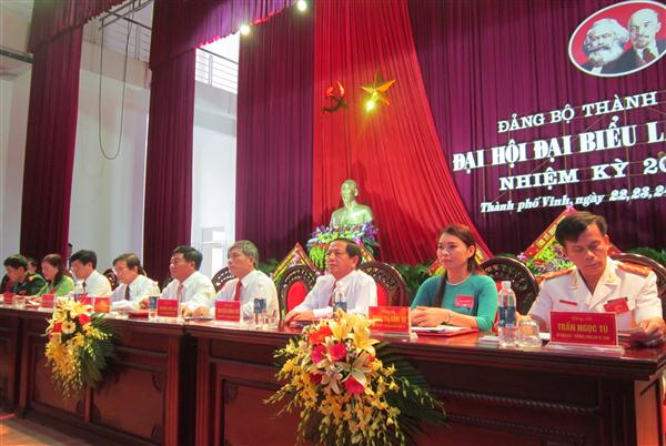 Đảng bộ TP Vinh Đại hội đại biểu đảng bộ lần thứ XXIII