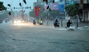 Bắc Bộ: Tiếp tục mưa to, nguy cơ lũ quét và sạt lở đất