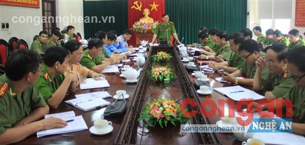 Triển khai công tác đảm bảo ANTT lễ khánh thành Dự án bảo tồn, tôn tạo Khu di tích lịch sử Truông Bồn