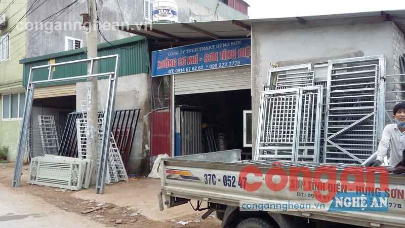 Xưởng cơ khí, sơn tĩnh điện 'hành dân'