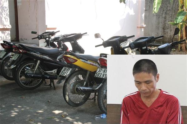 Phá chuyên án, bắt kẻ gây ra 12 vụ trộm xe máy
