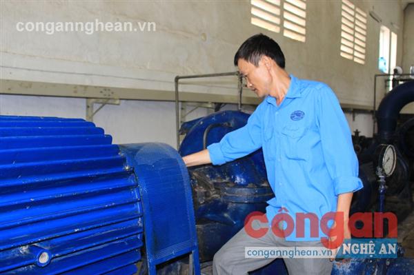 Anh Nguyễn Cảnh Trung bên hệ thống cải tiến mới của mình