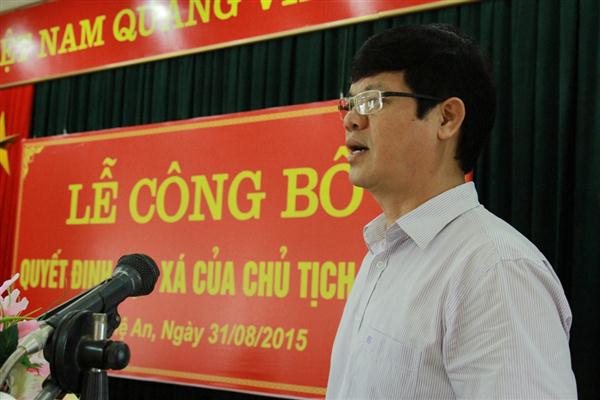 Đồng chí Lê Xuân Đại, UV BTV Tỉnh ủy, Phó Chủ tịch thường trực UBND tỉnh: “Đề nghị các Sở, ban, ngành liên quan giúp đỡ người được đặc xá sớm tái hòa nhập cộng đồng nhất là tạo điều kiện cho vay vốn, tạo công ăn, việc làm ổn định”