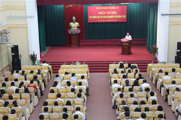 Tập huấn luật hộ tịch và nghiệp vụ chứng thực