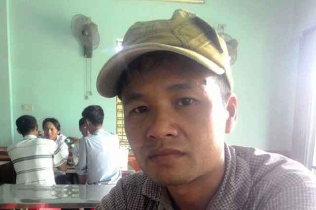 nh Trần Khắc Kiểm, chồng sản phụ H. bức xúc vì sự tắc trách của bệnh viện. Ảnh: Báo Lao động