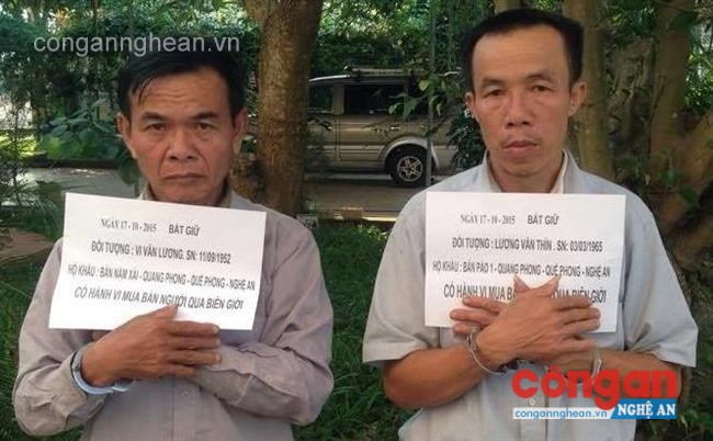 2 đối tượng mua bán người bị bắt giữ