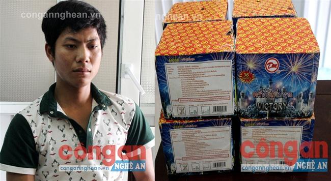 Bắt giữ đối tượng vận chuyển pháo nổ trái phép