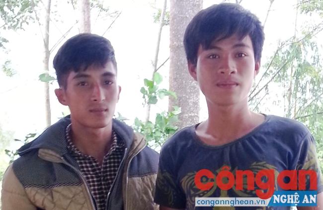 2 đối tượng Nguyễn Văn Bình, Võ Văn Nga