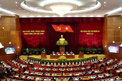 Khai mạc Hội nghị Trung ương lần thứ 13