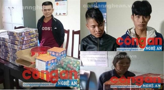 Các đối tượng và tang vật trong 2 Chuyên án