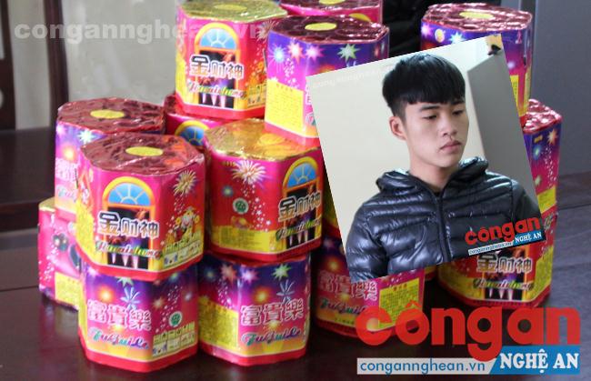 Bắt đối tượng mua bán pháo trái phép
