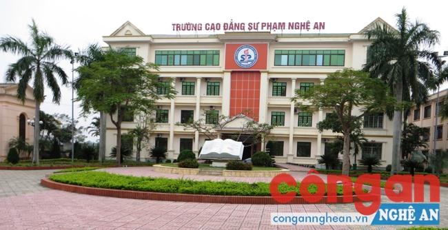 Trường CĐSP Nghệ An, nơi xảy ra sự việc phản ánh