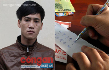 Thanh niên 9x ghi lô đề và tàng trữ ma túy
