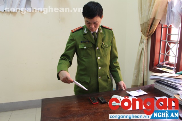 Tang vật vụ án bị lực lượng Công an thu giữ
