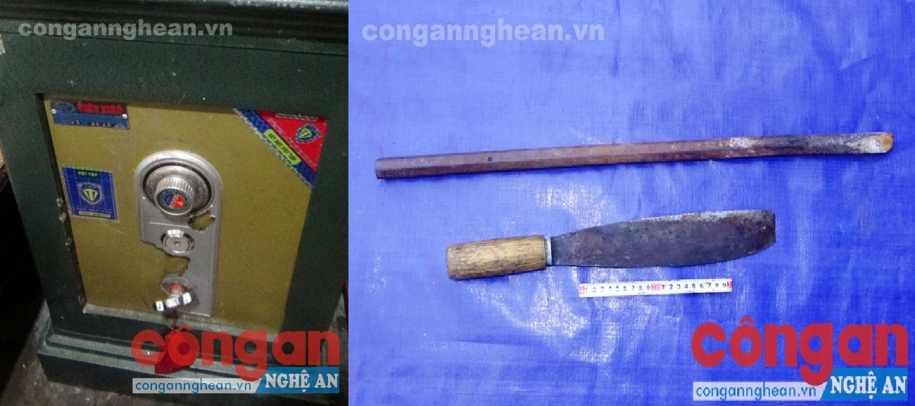 Một số mẫu vật thu giữ tại hiện trường