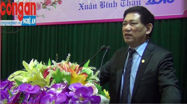 Bí thư Tỉnh ủy chúc Tết Công an Nghệ An