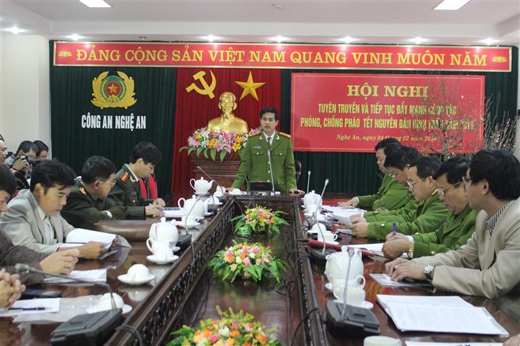 Công an tỉnh triển khai đồng bộ, quyết liệt các biện pháp phòng chống pháo nổ