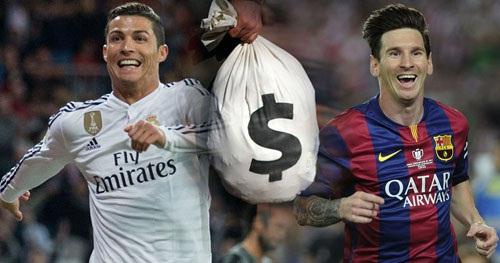 20 cầu thủ giàu nhất thế giới: Ronaldo, Messi vô đối
