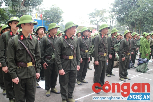 Tổ chức lễ giao nhận quân năm 2016