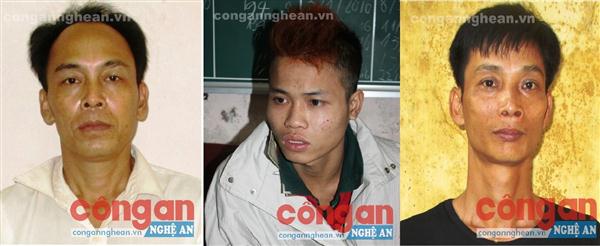 Các đối tượng mua bán trái phép ma túy bị Công an huyện Tương Dương bắt giữ