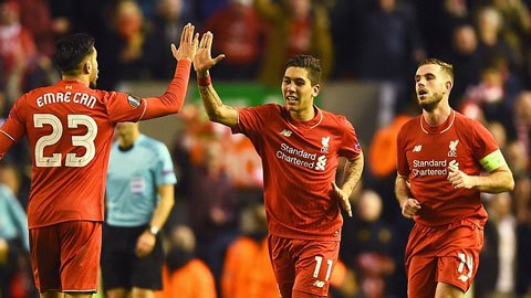 Thắng M.U, Liverpool đặt 1 chân vào tứ kết Europa League