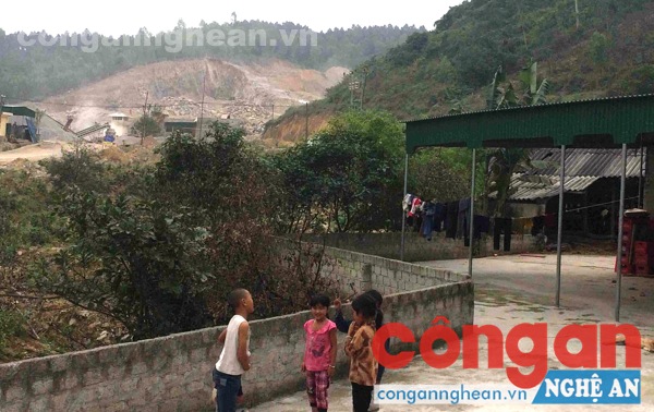 Mỏ đá của Công ty Golden city gây ảnh hưởng đến cuộc sống người dân