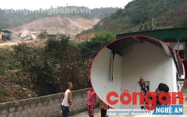 Người dân sống thấp thỏm bên khu vực khai thác đá