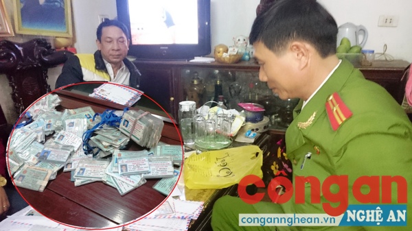 Công an TP Vinh kiểm tra cơ sở kinh doanh cầm đồ