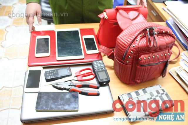 Số tang vật thu giữ được