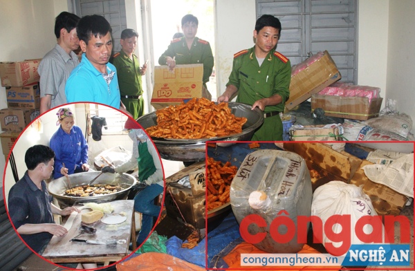 Phát hiện hàng chục tấn măng tươi và quẩy sử dụng hóa chất không rõ nguồn gốc