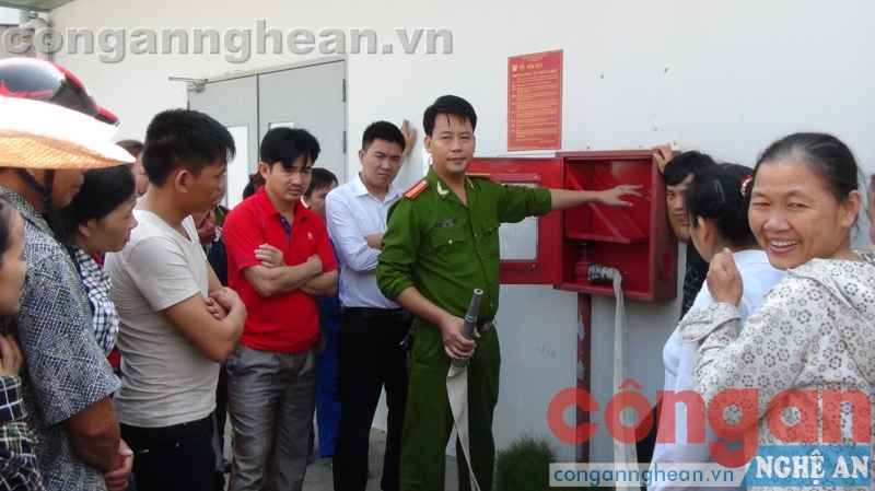 Phổ biến kiến thức PCCC tại công ty điện tử