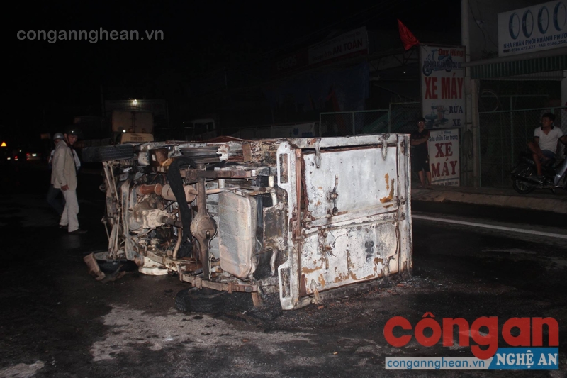 Hiện trường nơi xảy ra vụ tai nạn