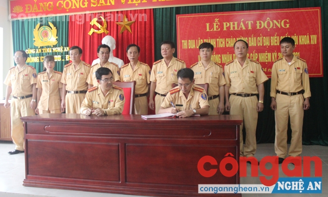 Phát động đợt thi đua chào mừng ngày bầu cử